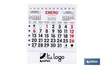 Calendarios de sobremesa 11 x 13,2 cm - Cofan