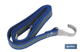Flat elastic straps (blister) - Cofan