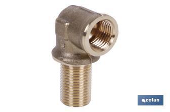 Elbow fitting male thread - Cofan