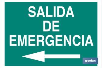 Salida de Emergencia Texto - Cofan