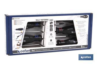 Set of Torx screwdrivers | 5 pieces | Victoria Model - Cofan