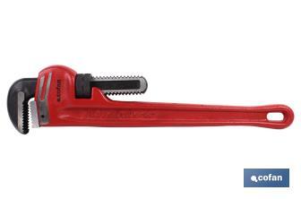 LLave Stillson Heavy Duty para Tubo | Varios tamaños | Apertura llave en varias medidas - Cofan