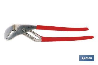 Straight jaw pliers | Length: 10"-12"-16" | Non-slip handle - Cofan