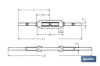 Tensor Varillas para Soldar DIN-1480 - Cofan