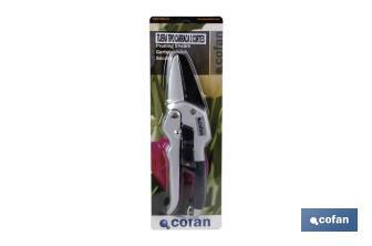 Ratchet pruning shears of 3 stages | Professional shears | Carbon steel alloy - Cofan