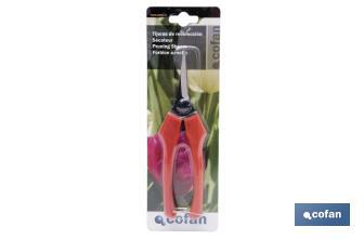 Pruning shears with fibre handle | 190mm | Suitable for pruning and harvesting - Cofan