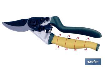 Harvest shears with rotating handle | Minimise the effort and hand fatigue | Suitable for frequent and intensive use - Cofan