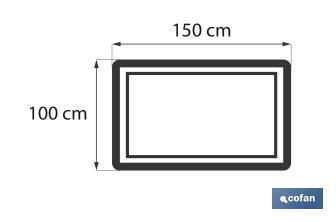 Asciugamano da bagno | Modello Flor | Rosa chiaro | 100% cotone | Grammatura: 580 g/m² | Dimensioni: 100 x 150 cm - Cofan