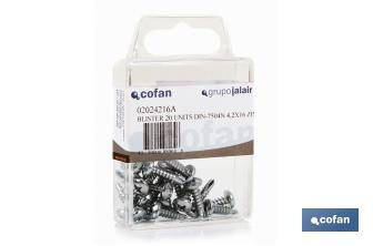 Self-drilling screws with cylindrical head - Cofan