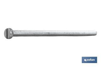 Slotted cylindrical head machine screws, DIN-84 - Cofan