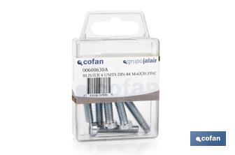 Slotted cylindrical head machine screws, DIN-84 - Cofan