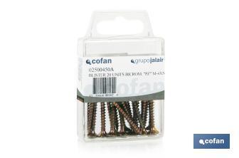 Chipboad screws, DIN-7505A - Cofan