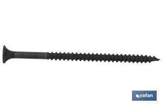 Double thread screw with special drilling tip - Cofan