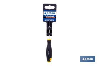 Destornillador Torx DIN 50150 | Modelo Comfort plus | Medidas de huella desde T-6 hasta T-40 - Cofan