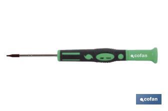 Cacciavite di precisione Torx | Dimensioni: da T-5 a T-20 | Lunghezza: 50 mm - Cofan