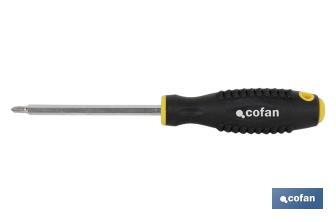 Tri-Wing screwdriver | Confort Plus Model | Available tip from TW1 to TW4 - Cofan