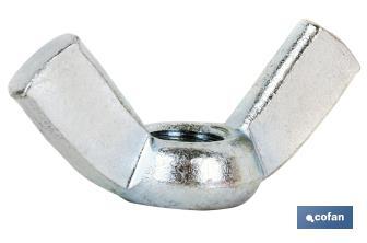 Wing nut Stainless Steel A-2 - Cofan