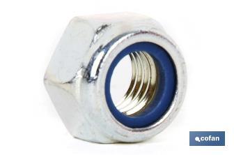 Hex. Locknut C.8 Whitworth Zinc plated - Cofan