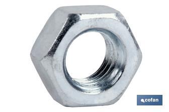 Hexagonal nut, Stainless Steel A-2 - Cofan