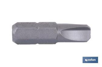 Punta Tri-Wing Extra dura de atornillar | Modelo 1/4" Tri-Wing | Longitud 25 mm - Cofan