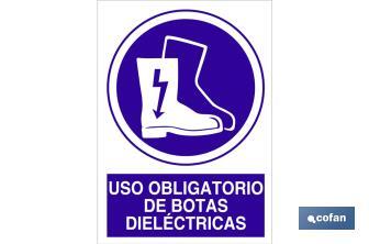 Mandatory use of dielectric boots - Cofan