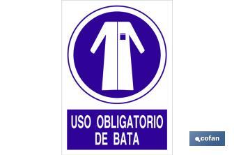 Uso obrigatório de bata - Cofan