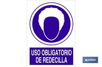 Uso obligatorio de redecilla - Cofan