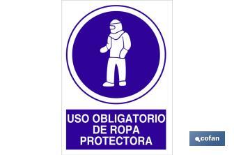 Uso obrigatório de roupa de proteção - Cofan