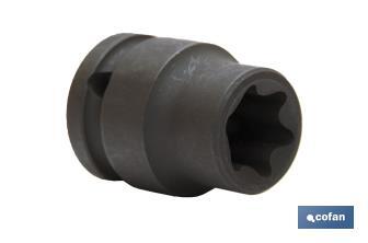 Impact sockets 1/2" Torx - Cofan