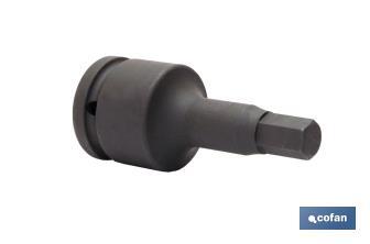 Vaso de impacto Hexagonal de 3/4" | Modelo Macho | Disponible en varias medidas - Cofan