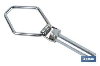 Linch pin with spring | Fastener for implements and agricultural machinery - Cofan