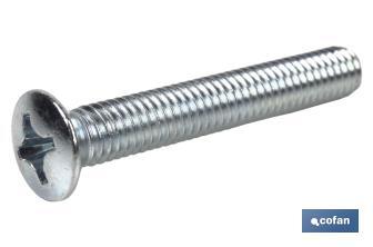 Screw DIN 966 Zinc plated - Cofan