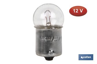 Lámpara piloto R10 W (BA15s SCC) 12 V - Cofan