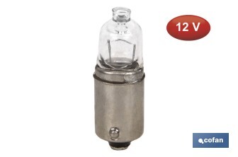 Lámpara halógena mini H-6W 12V - Cofan