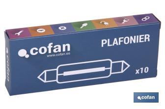 C10W (12V) Ø11x38mm - Cofan