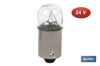 Lámpara con control T4W (BA9s) 24 V - Cofan