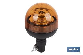 Luz Estacionaria Led Naranja| ECE R65 | Para soporte flexible de 12/24 V | Clasificación de Protección IP66 - Cofan