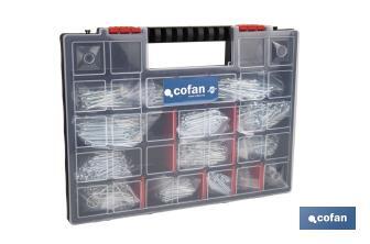 Assorted DIN-94 split pins case (Contains 1.250 units) - Cofan