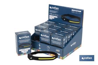 Display stand for dual head torch | Includes 12 pieces for various applications - Cofan