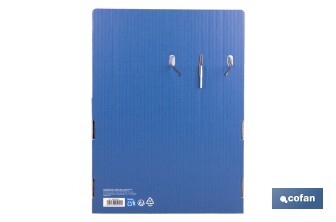 Expositor de gafas de seguridad | 20 gafas graduadas con diferentes dioptrías | Incluye 5 modelos | Medidas: 15 x 33 x 47 cm - Cofan