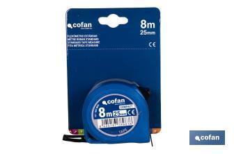 Expositor para flexómetros estándar con botón de bloqueo de Cofan | Incluyen los flexómetros | Varias medidas y capacidades - Cofan