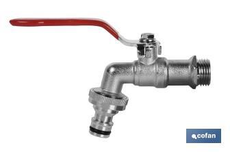 Ball valve tap for hoses - Cofan