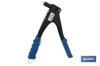 Kit of Standard hand rivet gun | With rivets of 2.4-3.0 / 3.2-4.0-4.8 / 5.0mm | Suitable for all types of rivets - Cofan
