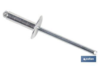 Remaches Aluminio Estándar Cabeza Ancha - Cofan