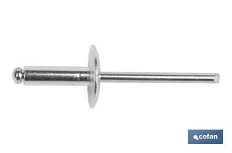 Remaches Aluminio Estándar Cabeza Ancha - Cofan