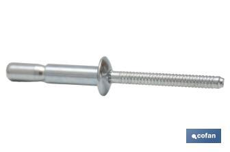 Remaches Acero Estructural Cabeza Alomada - Cofan
