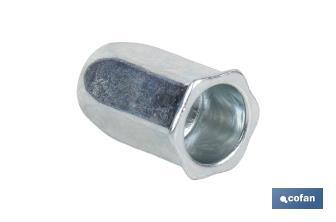 Tuercas Remachables Acero Cabeza Reducida Hexagonal - Cofan