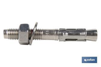 Taco macho de anclaje MTC | Acero inoxidable | Medidas desde  M-6 hasta M-16 mm - Cofan