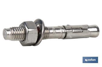 Taco macho de anclaje MTC | Acero inoxidable | Medidas desde  M-6 hasta M-16 mm - Cofan