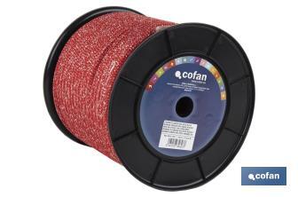 Cofan rolo Driza Náutica | Em várias cores | Fabricado 100 % de Multifilamentos de Poliéster | Diferentes medidas - Cofan